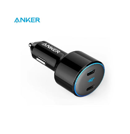 Anker PowerDrive+ III Duo 48W Car Charger with 2 USB-C PowerIQ 3.0 Ports – Black